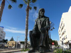 Monumento a Camarón en San Fernando, Cádiz.