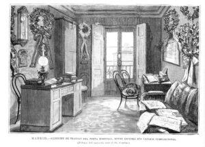 Gabinete de trabajo del poeta José Zorrilla