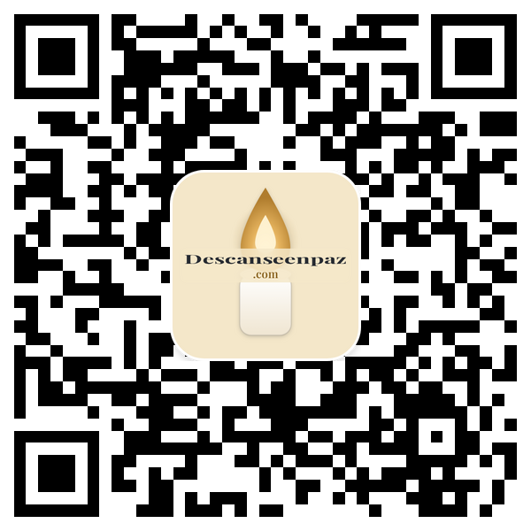 Código QR real de un memorial de persona