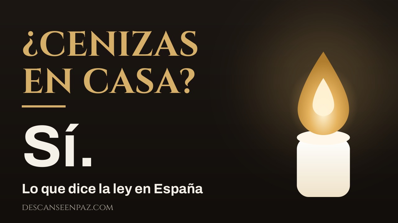 Vídeo: ¿Se pueden tener las cenizas de un difunto en casa? Lo que dice la ley en España