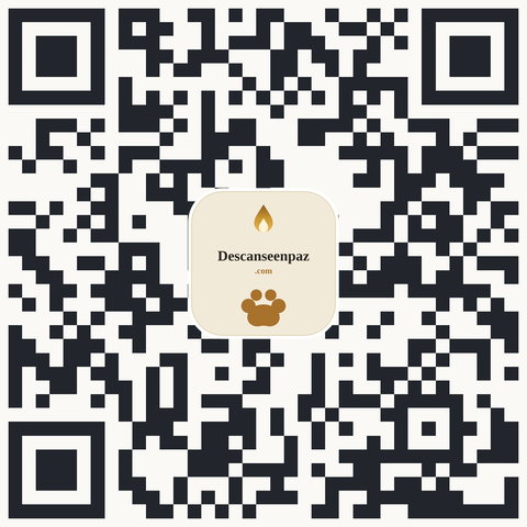 Código QR del memorial de Toby